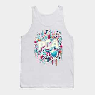 Tie Dye PCA Cute Nurse Day CNA RN Nurse Week Nursing Tank Top